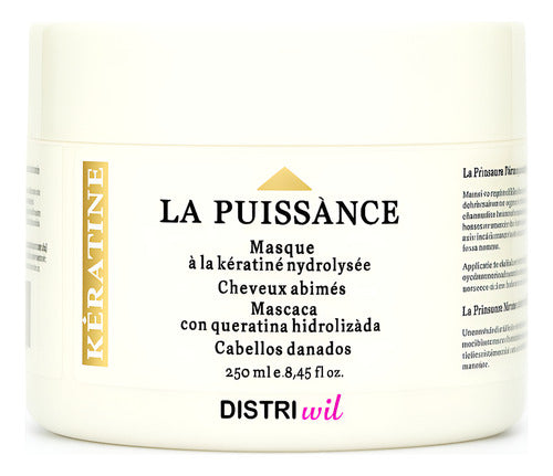 La Puissance Mascara Con Keratina Hidrolizada X 250 Ml