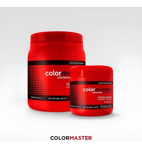 Fidelite Color Master Crema Extra Acida Combo X1000g + X270g