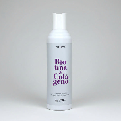 Shampoo Frilayp Biotina Y Colageno Fortaleza Vitalidad 370ml