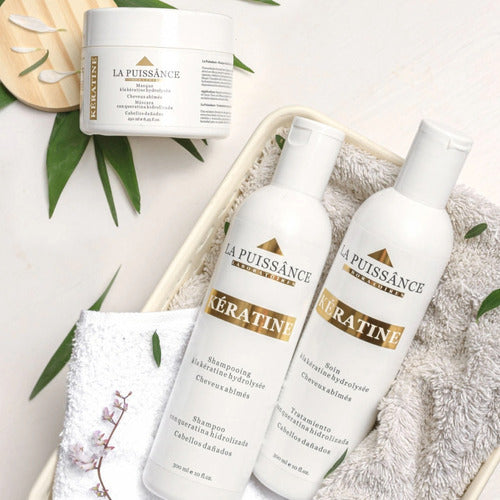 La Puissance Keratina Shampoo + Acondicionador + Máscara