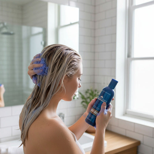 Shampoo Matizador Blue La Puissance X 300 Ml Para Pelo Rubio