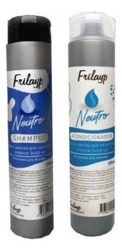Acondicionador Neutro Frilayp 370g Post Alisado Limpieza X3u