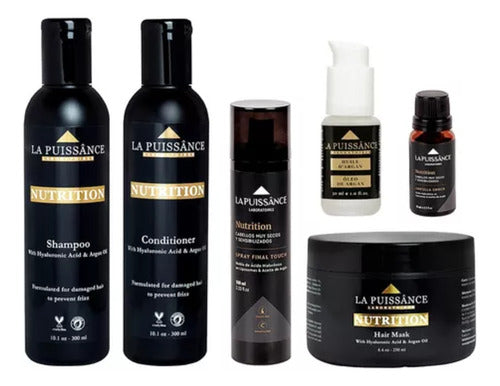 Kit Completo Nutrition Argán Cabellos Secos La Puissance