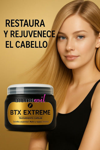Tratamiento Capilar Btx Extreme Reparacion Intensa 240g X12u