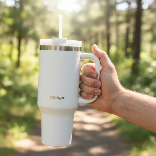 Vaso Contigo Acero Inoxidable Streeterville Blanco X1.18l Blanco Salt