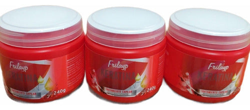 Baño De Crema Botox + Keratina + Coco + Acido 240g X 12uni