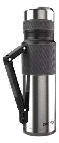 Termo Termico 1.1l Ceba 360 Contigo Ss Gris Acero Inoxidable Cromo