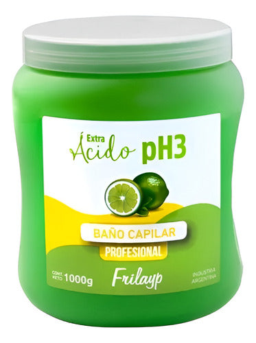 Shampoo+acondicionador Extra Acido 970+ Baño De Crema X 1kg