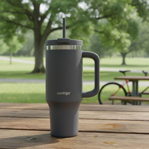 Vaso Térmico Contigo Streeterville 1180 Negro Darkstone Negro