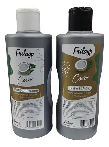 Shampoo + Acondicionador Coco Acido X 970 Ml X 4 Uni