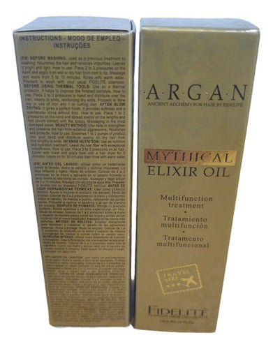 Fidelité Mythical Elixir Oil Argán Size Travel 12 Unidades
