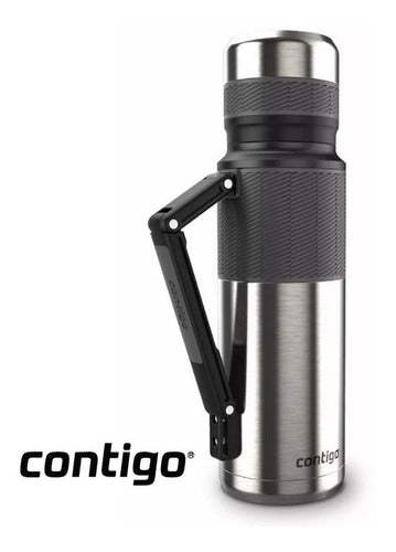 Termo Termico 1.1l Ceba 360 Contigo Ss Gris Acero Inoxidable Cromo