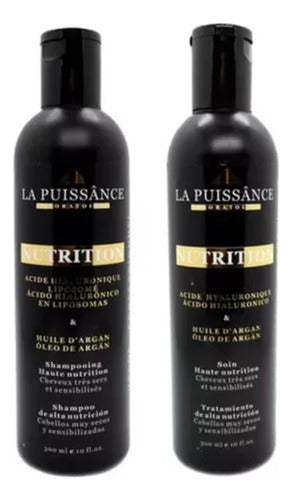 Kit La Puissance Nutre Argan Shampoo + Tratamiento + Mascara