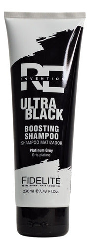 Shampoo Matizador Black Para Grises Fidelite Platinum Grey