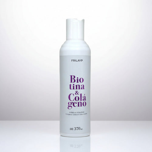 Shampoo Frilayp Biotina Y Colageno Fortaleza Vitalidad 370ml