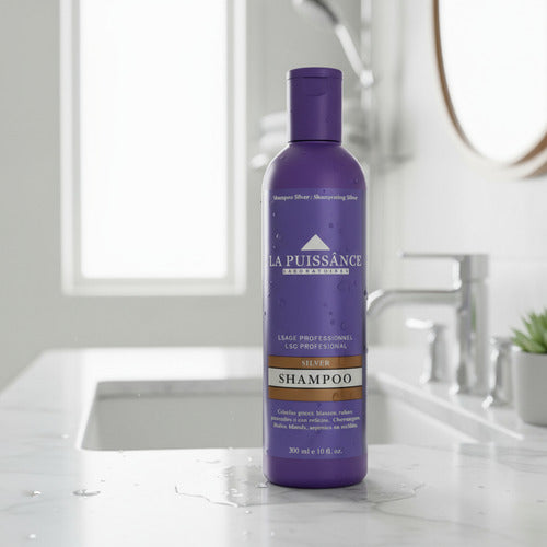 Shampoo Matizador Rubios Grises Silver X 300ml La Puissance