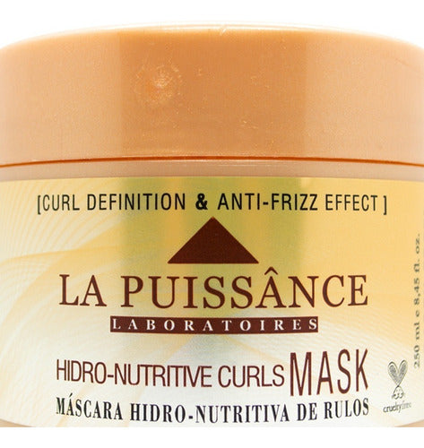 La Puissance Máscara Linea Curly Nutritiva De Rulos 250ml