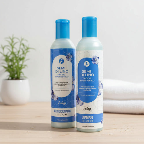 Shampoo + Acondicionador Frilayp Semi Lino Acido Hialuronico
