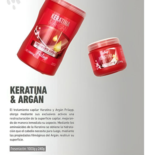 Baño De Crema Coco Botox + Argan + Keratina X 1kg X 3 Uni