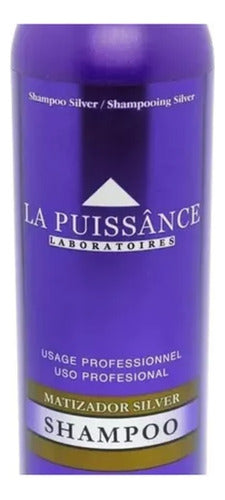 Kit Matizador La Puissance Shampoo Silver X300ml + Mascara Silver X250gr