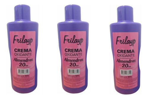 Crema Oxidante Almendras - Hierbas  De 20 Vol 920ml X 3 Uni