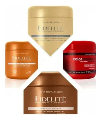 Kit Mascara Fidelite Almendras + Coco Con Vainilla 270g X2u