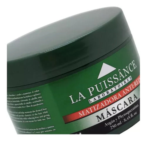 La Puissance Shampoo + Máscara Matizadora Anti Rojos