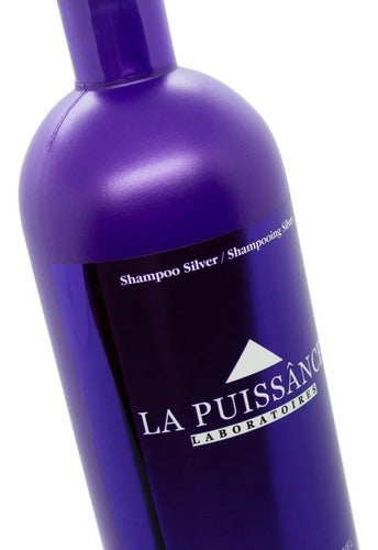 Shampoo Matizador Violeta Silver Rubios La Puissance X1000ml