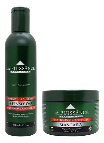 La Puissance Shampoo + Máscara Matizadora Anti Rojos