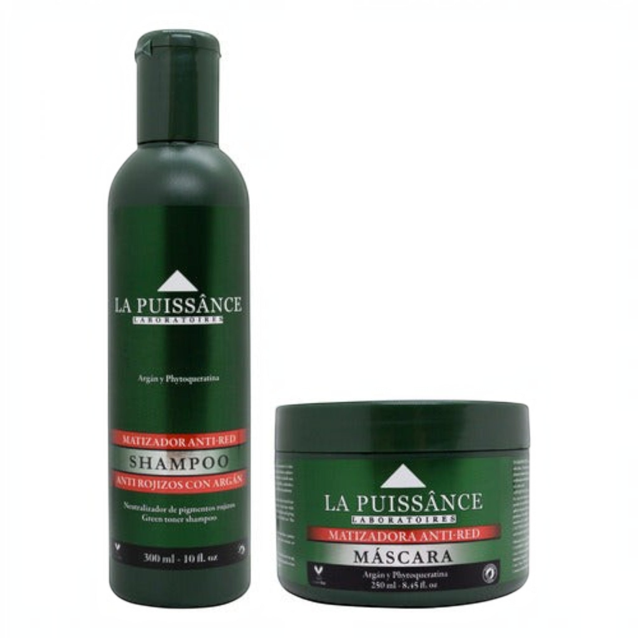 La Puissance Shampoo + Máscara Matizadora Anti Rojos