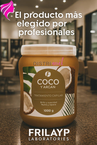 Tratamiento Capilar Argan Y Coco Frilayp X1000g Nutricion