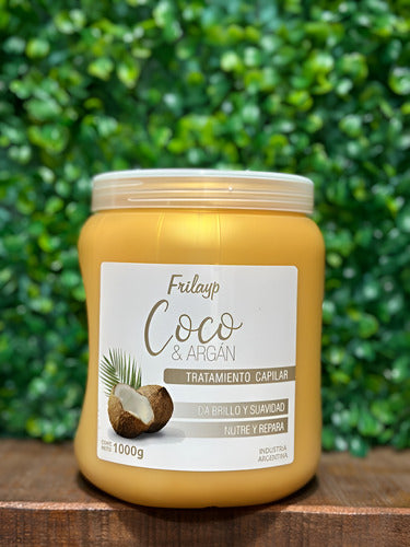 Baño De Crema Coco Botox + Argan + Keratina X 1kg X 3 Uni