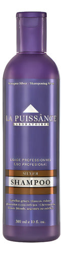 Shampoo Matizador Rubios Grises Silver X 300ml La Puissance
