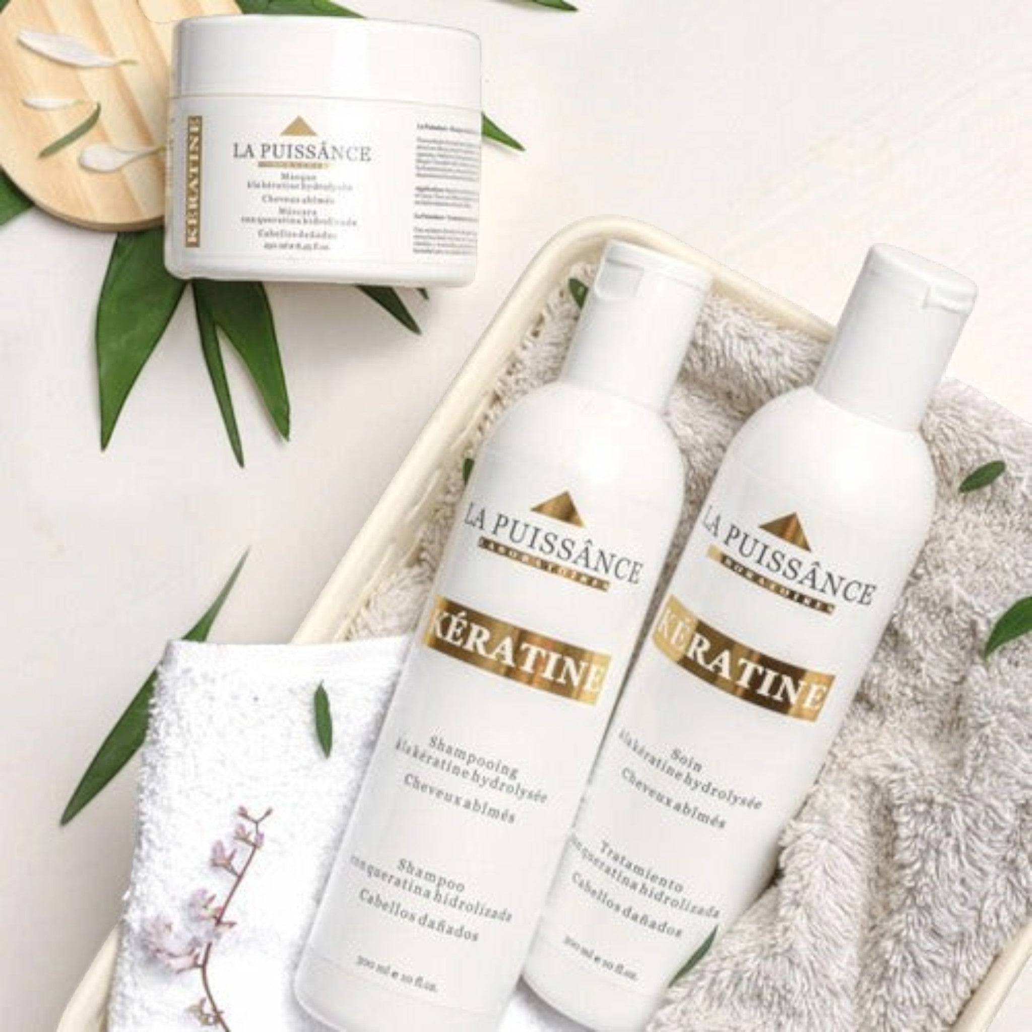 Kit La Puissance Keratina Shampoo + Acondicionador X1000ml