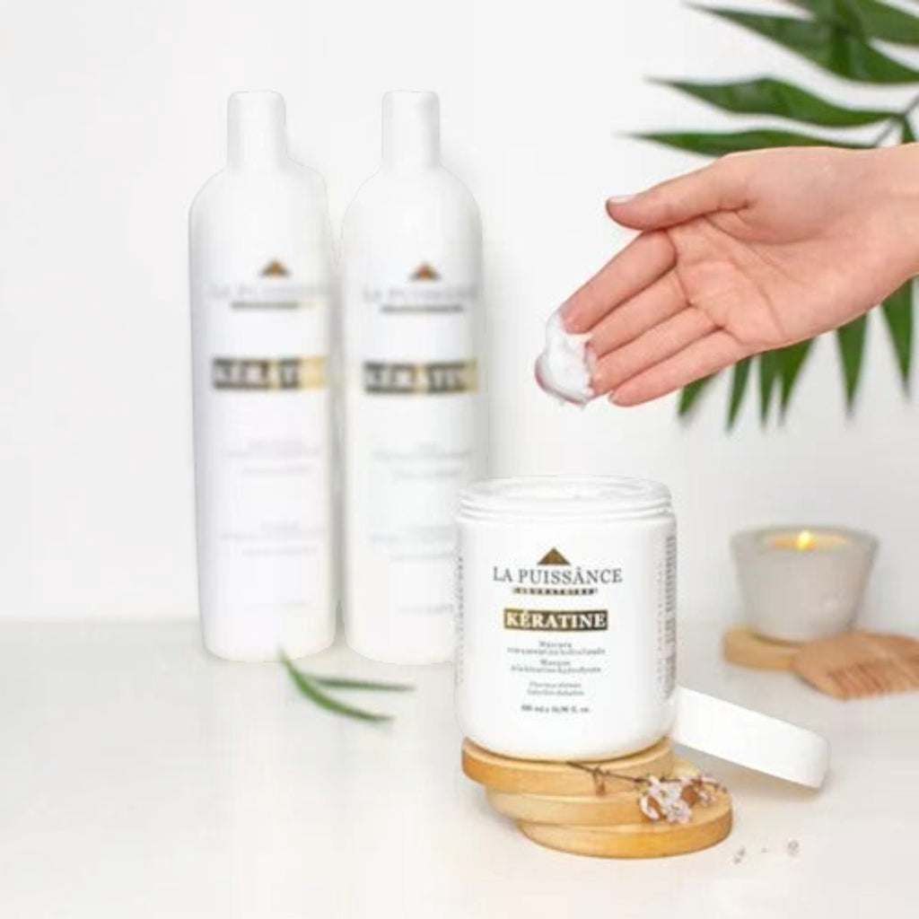 Kit La Puissance Keratina Shampoo + Acondicionador X1000ml
