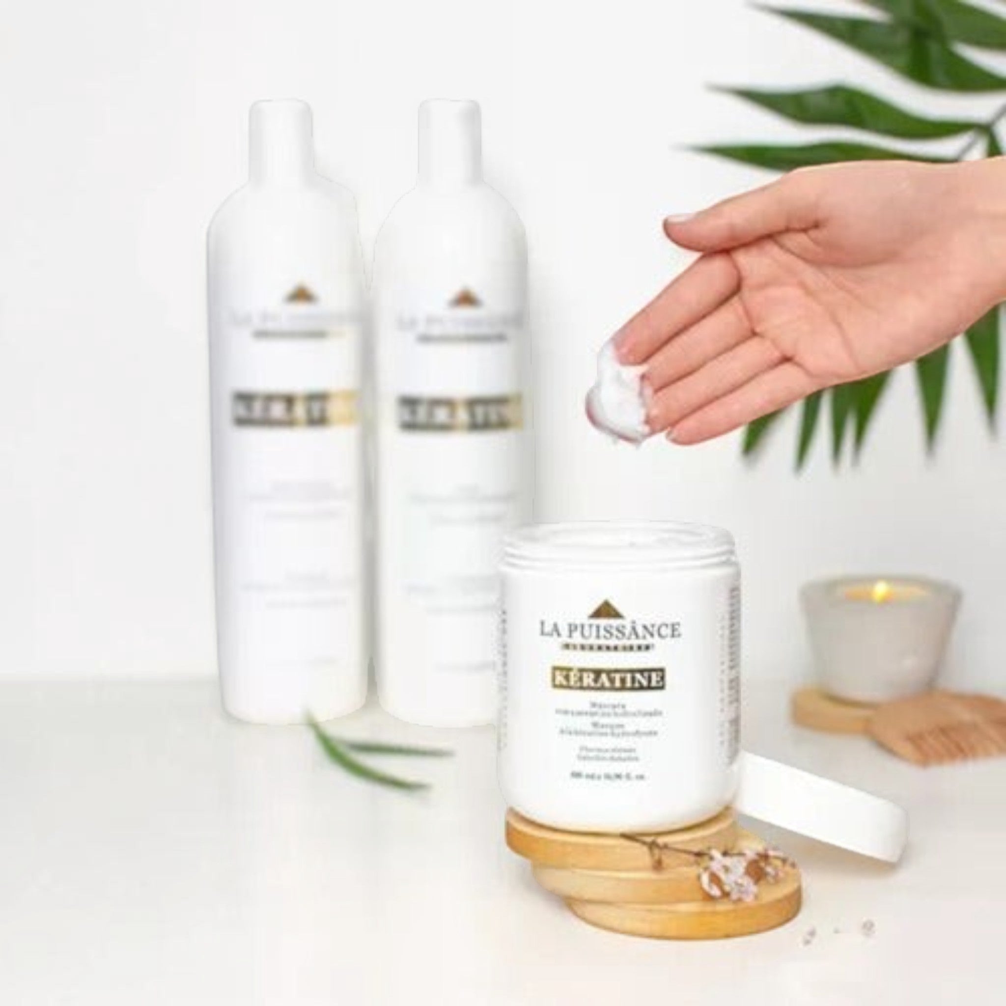 Kit La Puissance Keratina Shampoo + Acondicionador X1000ml
