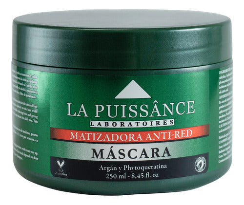 Máscara Matizadora Anti Red Con Argan La Puissance X250ml