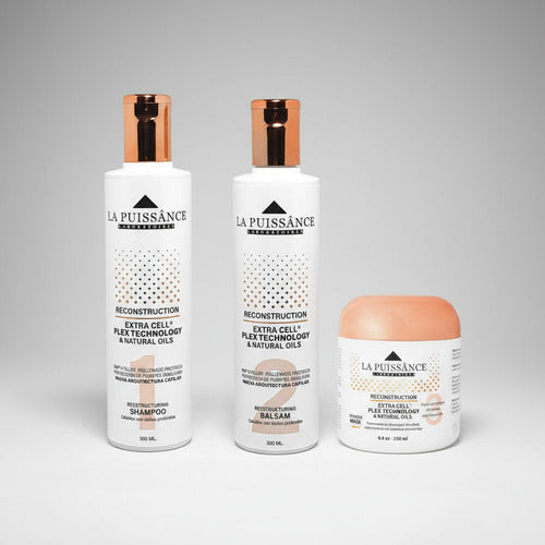 Kit La Puissance Extra Cell Mascara + Shampoo + Balsamo