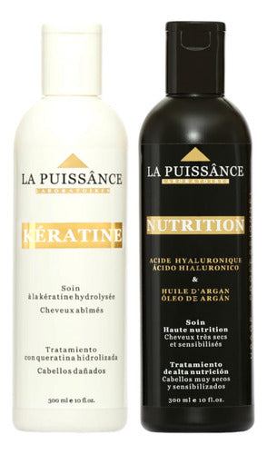 Kit La Puissance Tratamiento Keratina + Tratamiento Argan