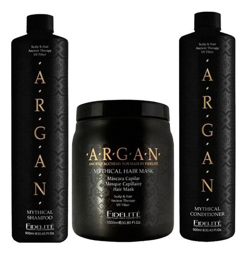 Shampoo Argan Mythical - Fidelite Filtro Uv - X900ml