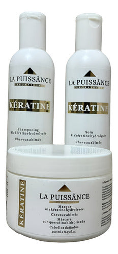 La Puissance Keratina Shampoo + Acondicionador + Máscara