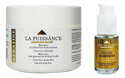 La Puissance Kit Mascara Argan X250gr + Keratina X250gr