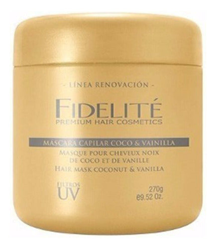 Kit Fidelite Coco Y Vainilla Renovacion Mascara 1000g + 270g