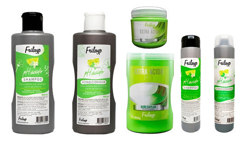Shampoo+acondicionador Extra Acido 970+ Baño De Crema X 1kg