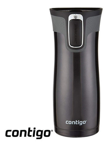 Vaso Termico Contigo Acero Inox West Loop Negro 473ml - Negro