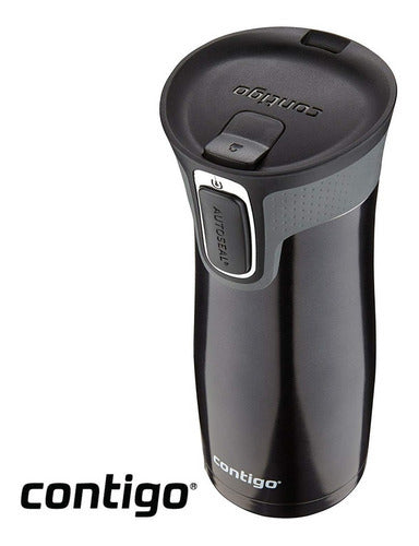 Vaso Termico Contigo Acero Inox West Loop Negro 473ml - Negro