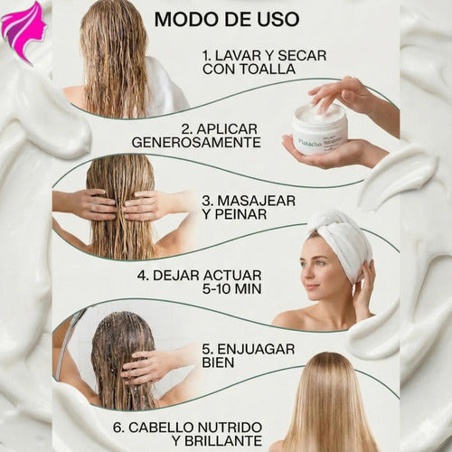 Mascara Capilar Pistacho Natural Frilayp X240g Profesional