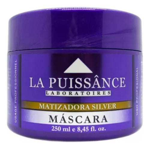 Kit Matizador La Puissance Shampoo Silver X300ml + Mascara Silver X250gr