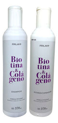 Kit Frilayp Biotina Colageno Shampoo + Acondicionador X370ml