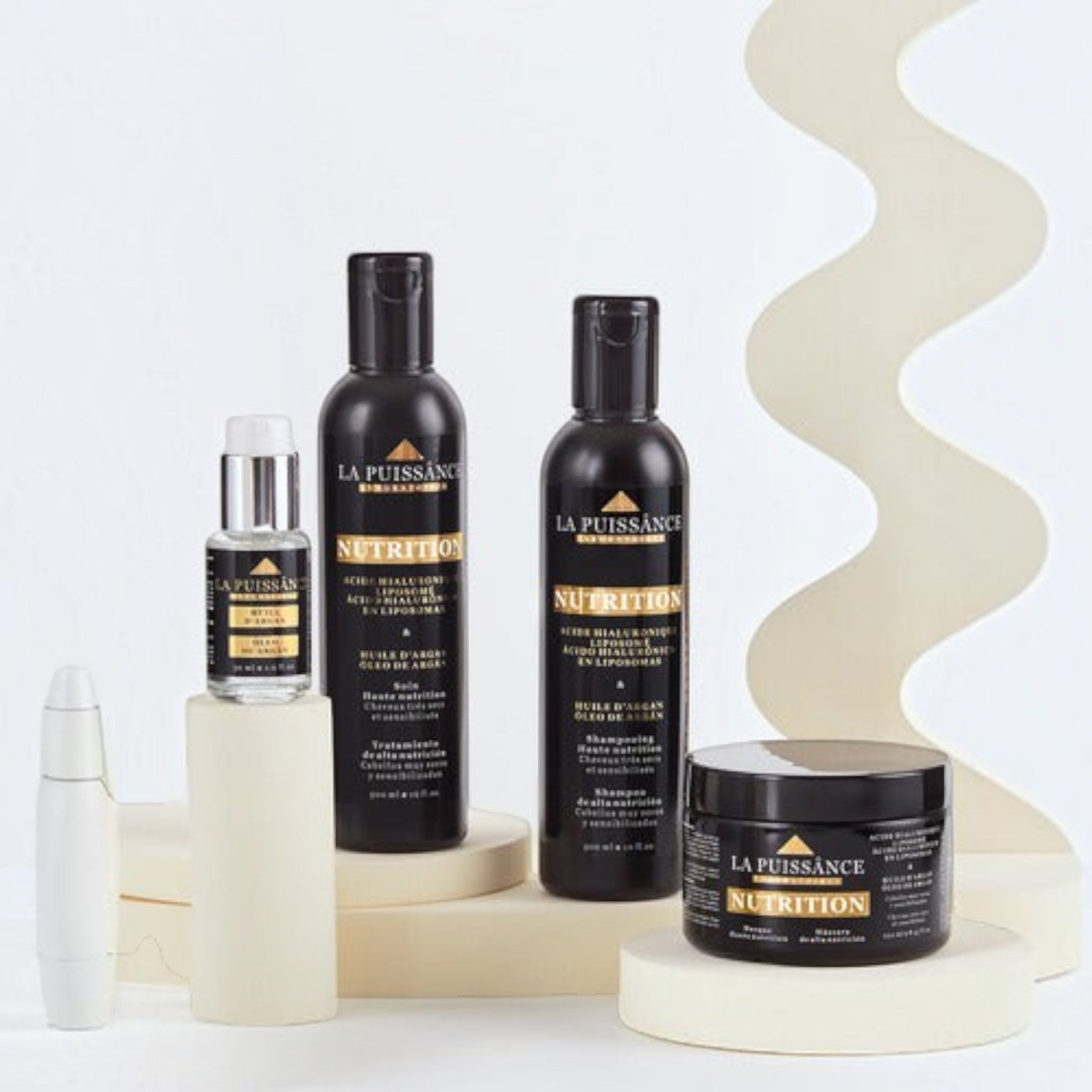 Kit La Puissance Shampoo Keratina + Shampoo Argan Nutricion